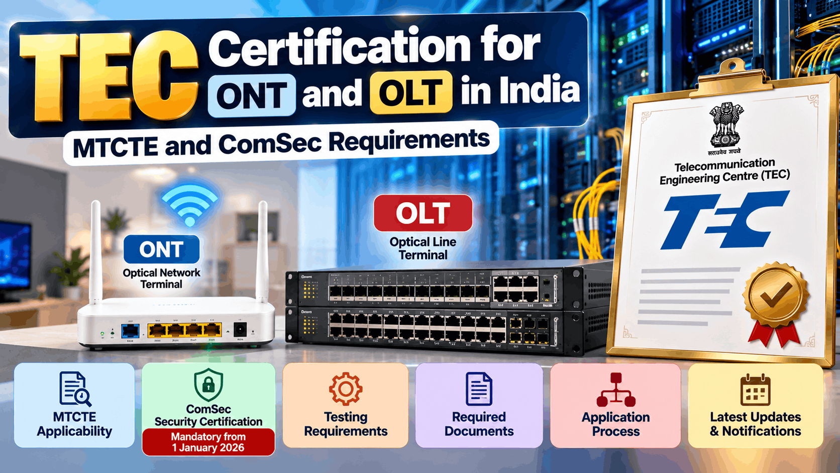 TEC Certification for ONT and OLT in India.png